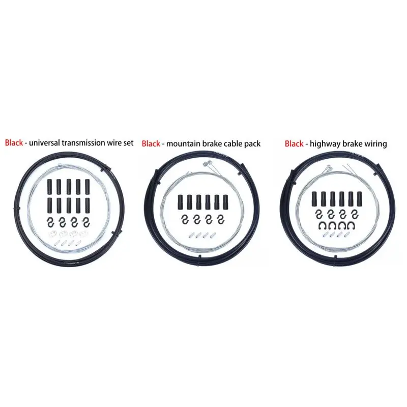 Трансмиссионный тормоз, комплект, Проволочная трубка, Аксессуары для велосипеда, универсальный тормоз, трансмиссионный кабель, комплект