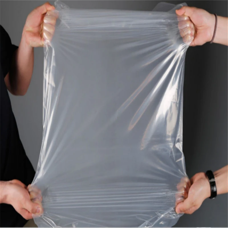 10 Pack Clear Giant Storage Bags Jumbo Plastic Moving Bags Flat Large  Plastic Bags for Clothes Packing Luggage Suitcase Comforter Chair Kids Bike