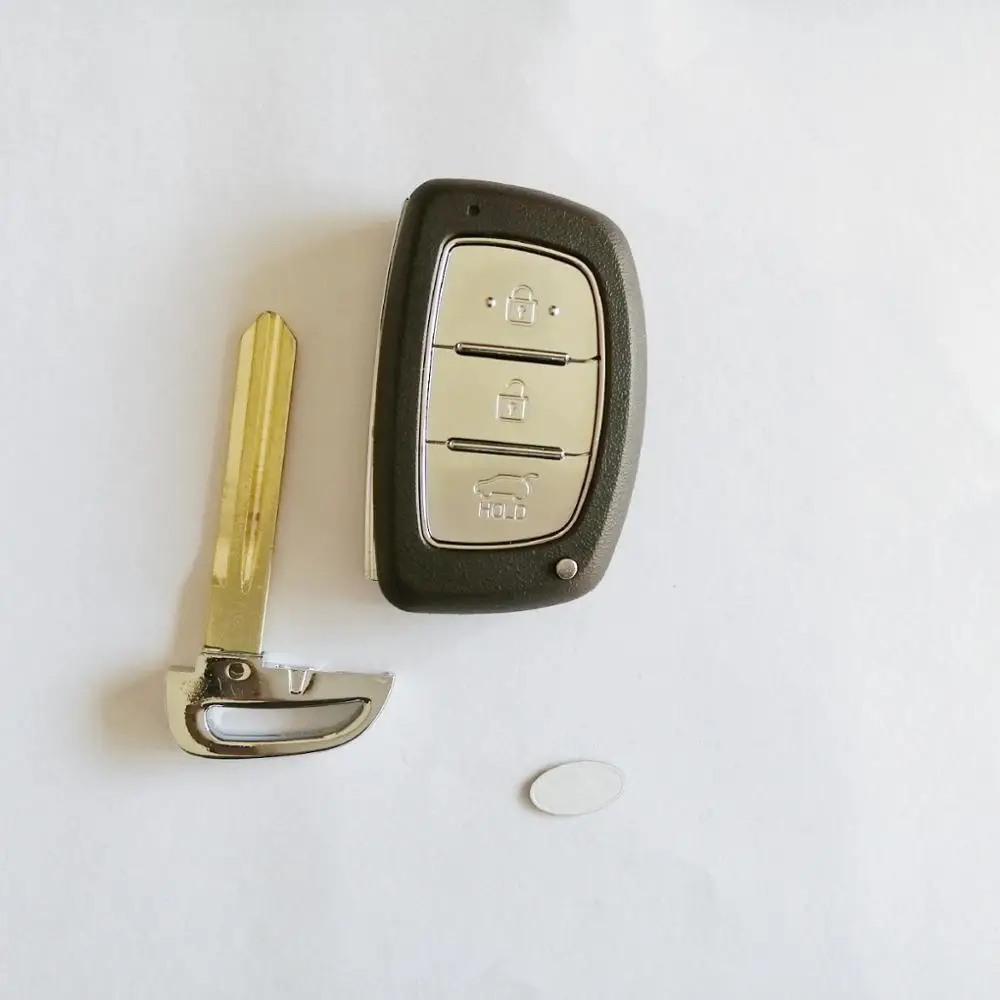 hyundai car key smart card ix35 smart card sonata smart remote key shells 