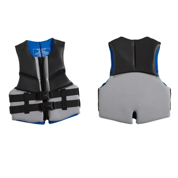 

Universal Lifejacket PFD Life Vest Inflate Lifesaving Cloth No Sleeve Black