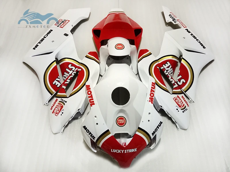 Индивидуальные Инъекции обтекатель комплект Подходит для Honda CBR1000RR 2004 2005 CBR 1000RR 04 05 белый красный пластик обтекатель наборы кузова KR01