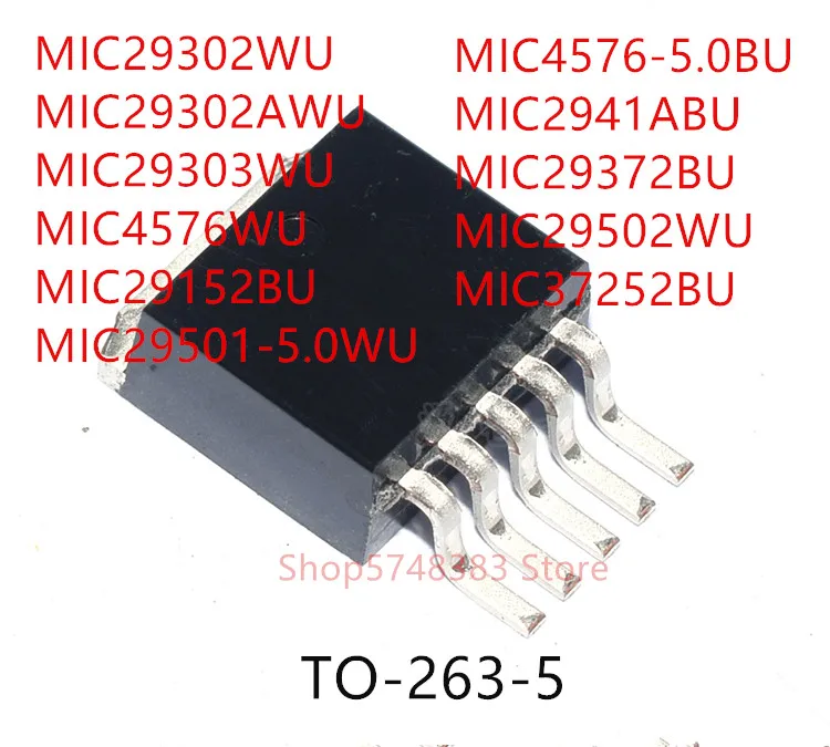 MIC29501-5.0WU MIC29302WU MIC29302AWU MIC29303WU MIC4576WU MIC29152BU MIC4576-5.0BU MIC2941ABU MIC29372BU MIC29502WU 10 шт. |