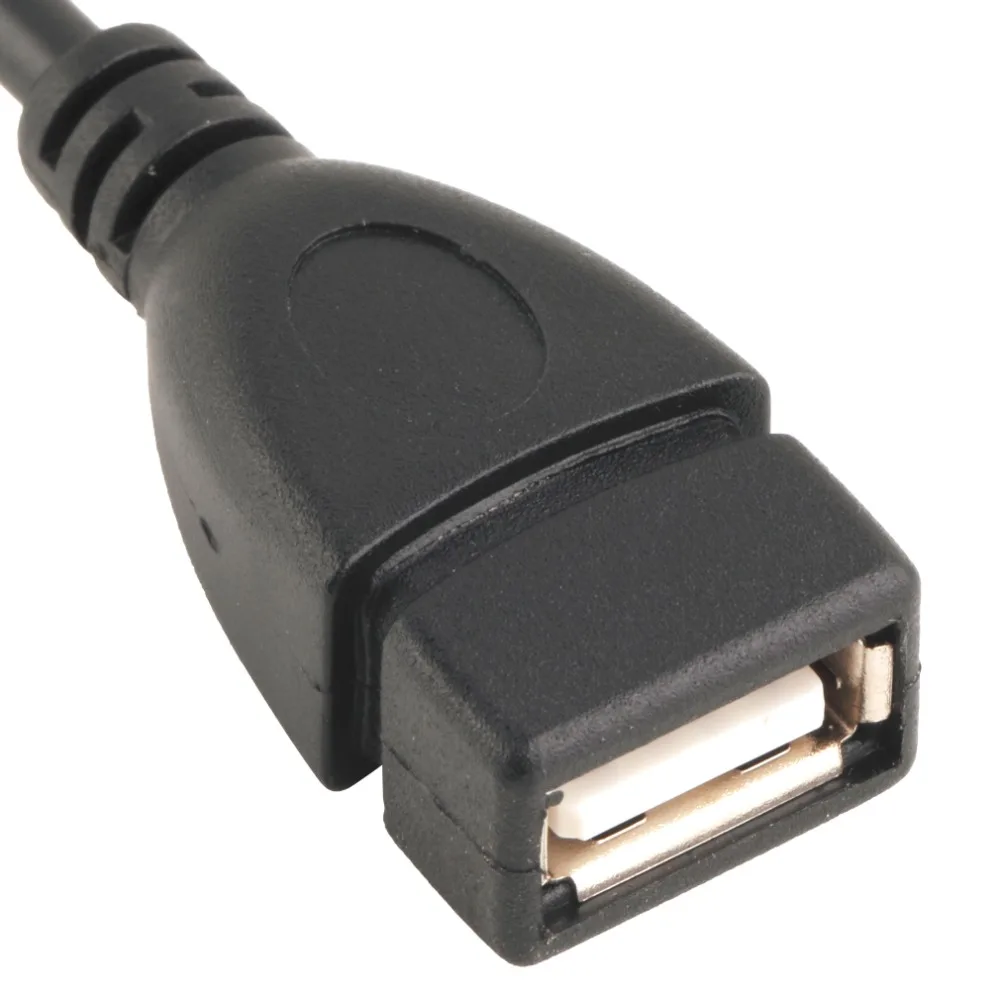 Хит, 1 шт., USB A, женский, мини, 5 P, USB B, Мужской адаптер для преобразования, OTG кабель, вверх