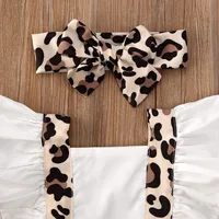 Ma&Baby 0-24M Summer Leopard Baby Girl Romper Newborn Infant Clothing Ruffles Jumpsuit Overalls Cute Costumes 5
