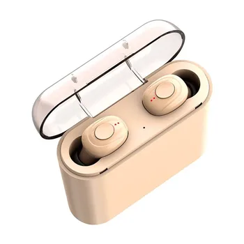 

X18 TWS 5.0 Bluetooth Earset Super Bass One-click Operation Wireless Earphone Earbuds with 1800 mAh Charging Case