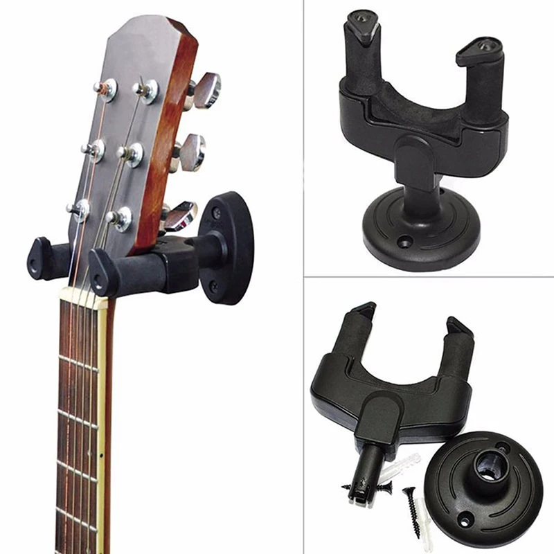 Universal Electric Guitar Wall Hanger Holder Stand Rack Hook Mount for