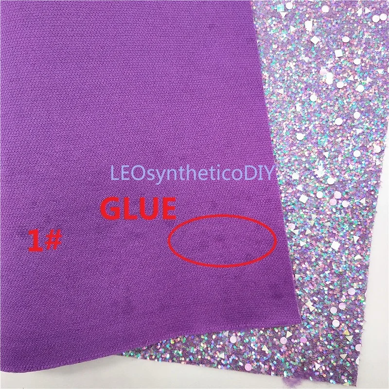 Mini Roll 30x134CM PURPLE Glitter Fabirc, Chunky Glitter Leather, Plaids Leather Roll For Making Bows LEOsyntheticoDIY SK192