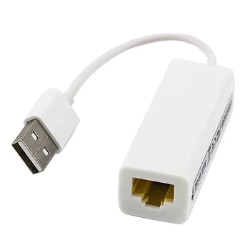 

USB to Ethernet Adapter,USB 2.0 to RJ45 Network Card Lan Adapter 10/100Mbps for Tablet / PC / Laptop