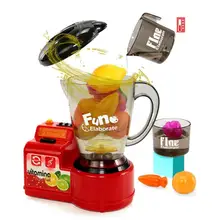 

Simulation Fruit Juicer Mixer LED Music Kids Pretend Play Kitchen Appliance Toy