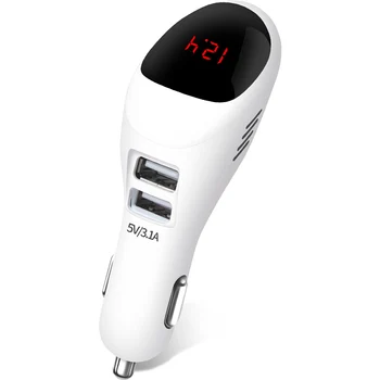 Bluetooth カー充電器 A21Q ワイヤレス MP3 プレーヤー急速充電 QC3.0 多機能タバコライターアダプタ Iphone サムスン