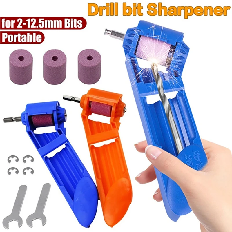 Grinding Wheel Drill Bit Sharpener Portable Corundum Diamond Drill Bit ...