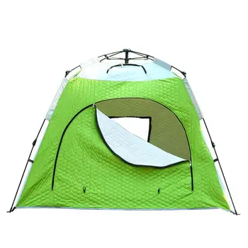 

Factory Direct Full Automatic Cotton Winter Fishing Tent Ice Fishing Tent Warm Cotton Tent