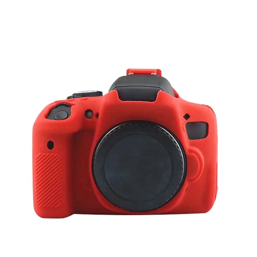 Практичный чехол для кожи, защитный чехол, Прочный чехол для DSLR камеры, противоударный Эластичный Силиконовый портативный Съемный чехол для Canon 750D