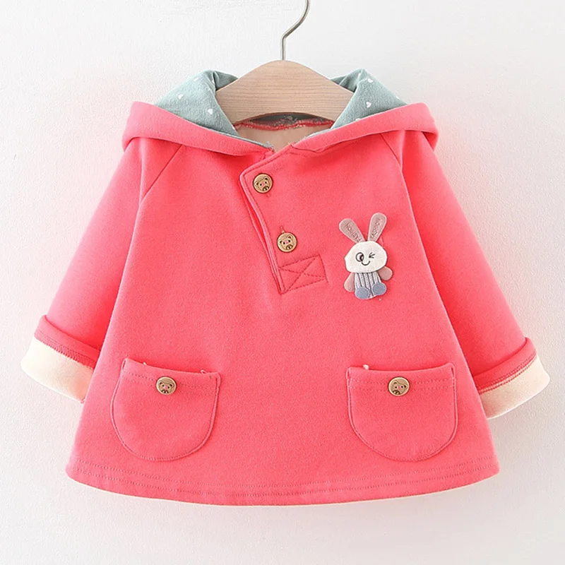 Keelorn/куртка для маленьких девочек; теплое пальто с рисунком овечки для маленьких детей; пальто с капюшоном с ушками; зимняя детская куртка; свитер; Верхняя одежда для малышей