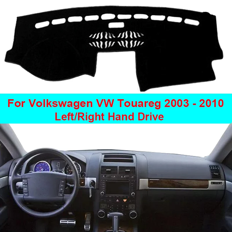 2 Layers Auto Car Dashboard Cover Dash Mat Carpet Cape For Volkswagen VW Touareg 2003 2004 2005 2006 2007 2008 2009 2010 LHD RHD |