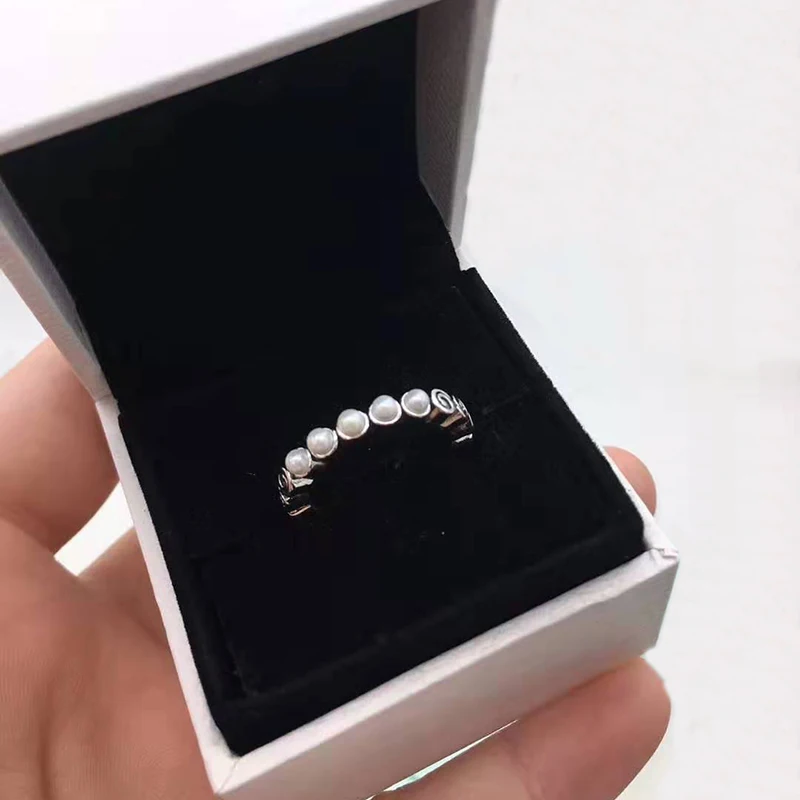 Серебряное кольцо для женщин, настоящее Серебро S925 пробы, нежные модные ювелирные изделия, Женское кольцо