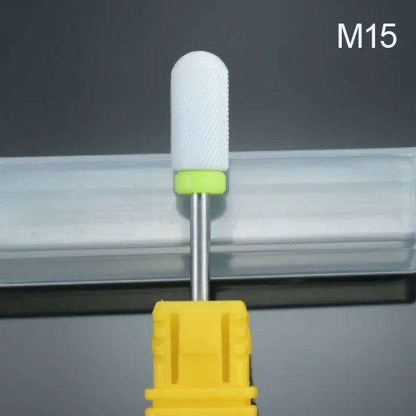 M15 Керамический сверло для ногтей Электрический фреза для маникюра машина для сверления ногтей для педикюра аксессуары для ногтей инструмент для снятия лака - Цвет: M15