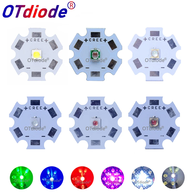 

20PCS 3W 3535 SMD High Power LED diode Chip light emitter Cool White Warm White Red Green Blue instead of CREE XPE XP-E led