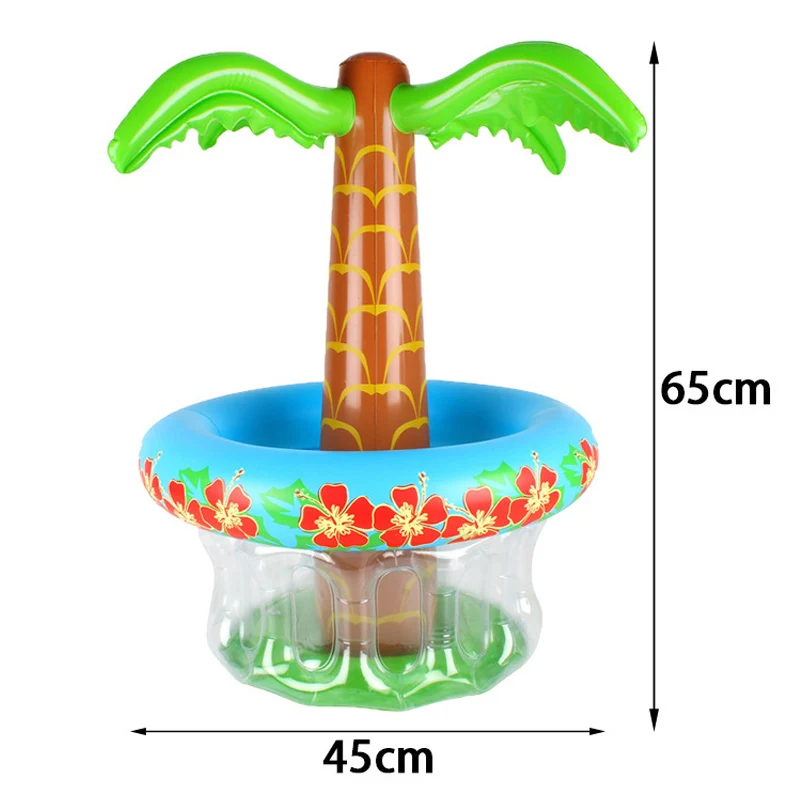 Надувной охладитель для напитков из ПВХ кокосовое дерево украшение ведро льда