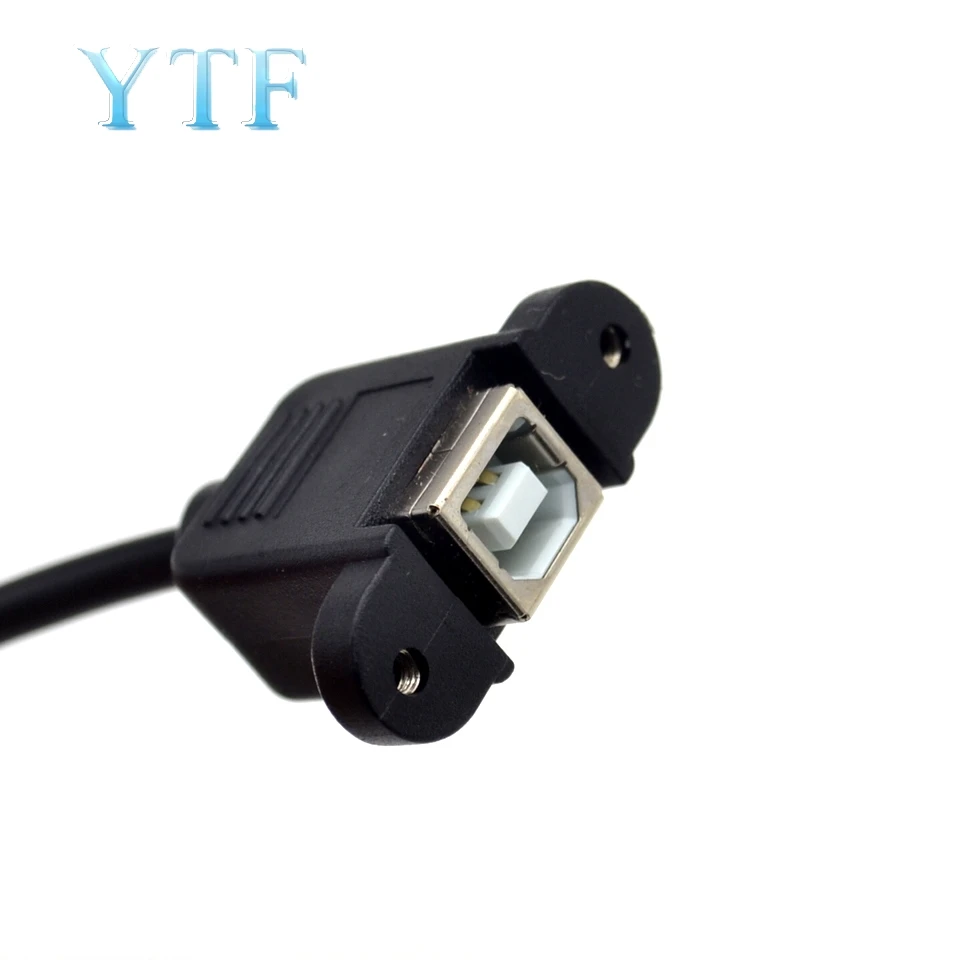 Удлинительный шнур с отверстием для винта и портом USB Type B 3D принтера|cord|cord holecord male