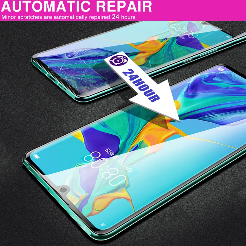 3 2 1 шт 200D полное покрытие Гидрогелевая пленка для huawei P20 P30 Pro Lite Защита экрана для mate 10 20 профессиональная защитная пленка не стекло