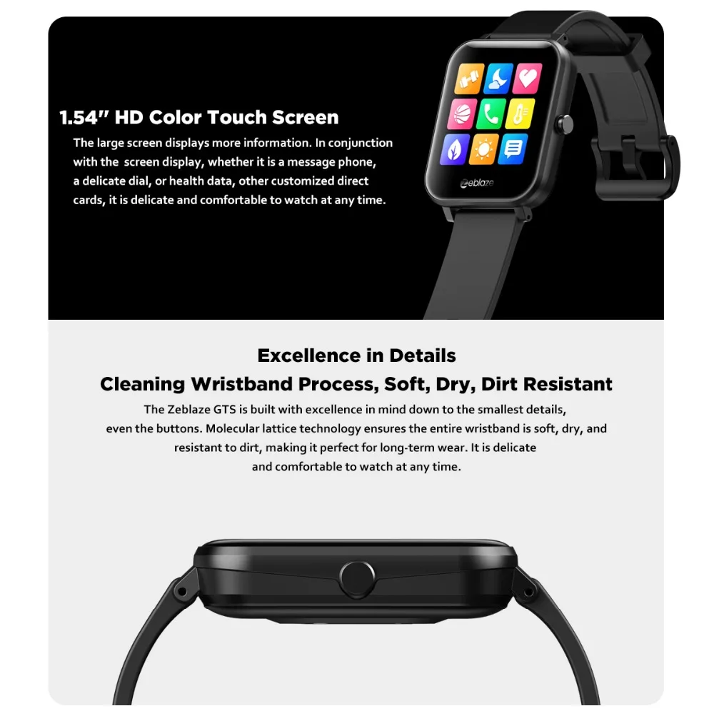 Zeblaze GTS smartwatch 7