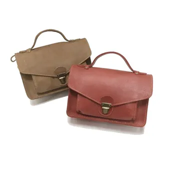 

2020 new ladies bag bag first layer leather crossbody bag casual handbag bag