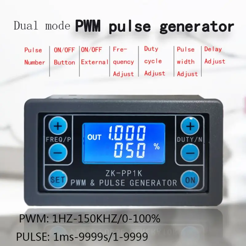 PWM импульсный генератор Частотный рабочий цикл регулируемый модуль квадратный волновой сигнал