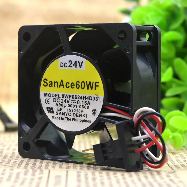 Оригинальный Sanyo вентилятор SanAce 60WF 9WF0624H4D03 6025 24V Fanuc система выделенная |