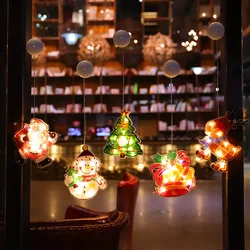 Christmas Led Lights Decorations Deer New Year Figure for Home Interior Cristmas Ligths Indoor Big Garland Lighting for Tree