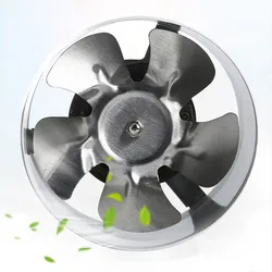 4 Inch Pipe Stainless Steel Exhaust Fan Window Duct Air Ventilation Blower 4'' Toilet Kitchen Ventilator Booster Extractor 100mm