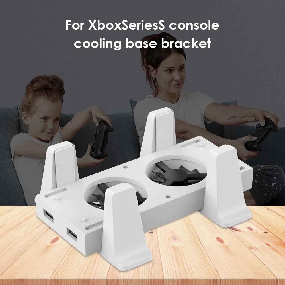 Game Console Holder Cooling Base For Xbox Series S Game Console Vertical Stand Holder For X-box Series S Bracket Radiator