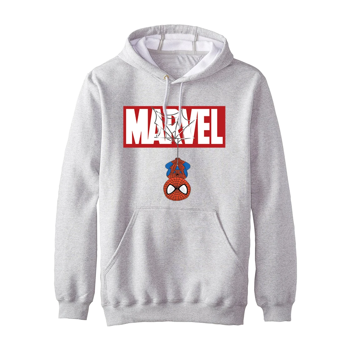 Мужская забавная толстовка с капюшоном Marvel Surp hero, пуловер с изображением Человека-паука, свитшоты с изображением Питера Паркера, уличная спортивная одежда с капюшоном, пальто с капюшоном - Цвет: Gray 6