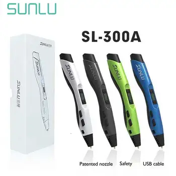 

SUNLU 3D Pen Intelligent Drawing Printing Pen Best Gift For Children 4 Colors Digital 3D Drawing Pens SL-300A Bithday Gift