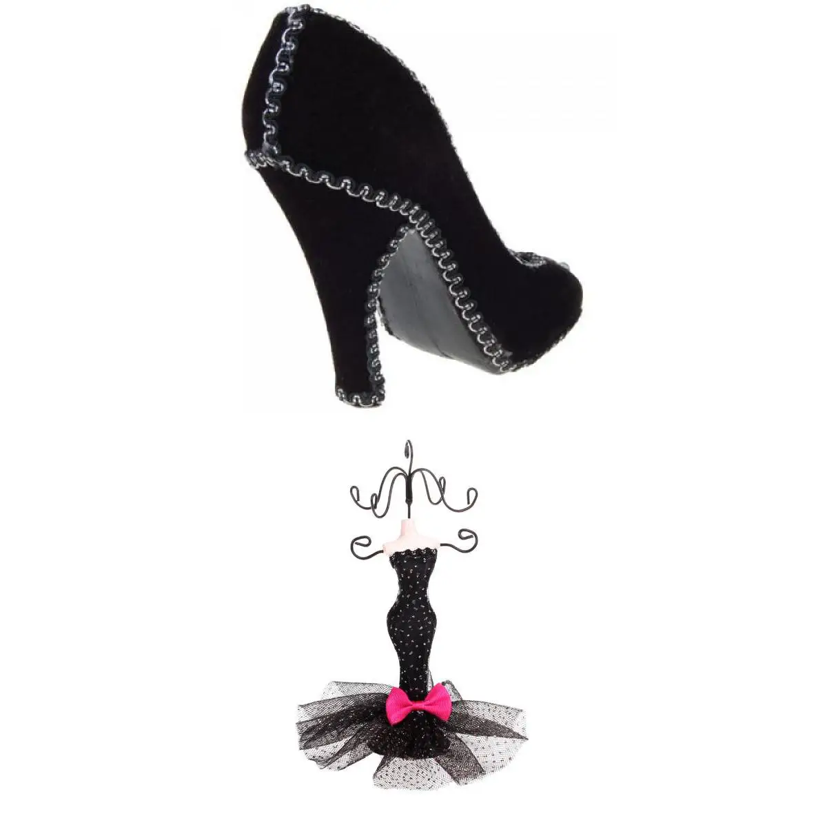 Mermaid Dress Mannequin, High Heel Shoe Earrings Rings Jewelry Holder Bracelets necklaces earrings Display