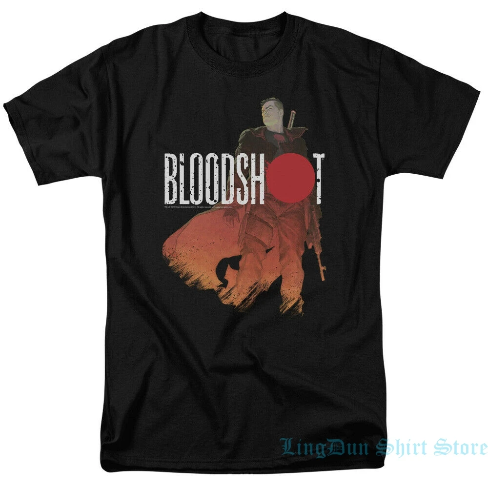 Футболка Bloodshot Taking Aim Лицензированная футболка с комиксами Черная Мужская