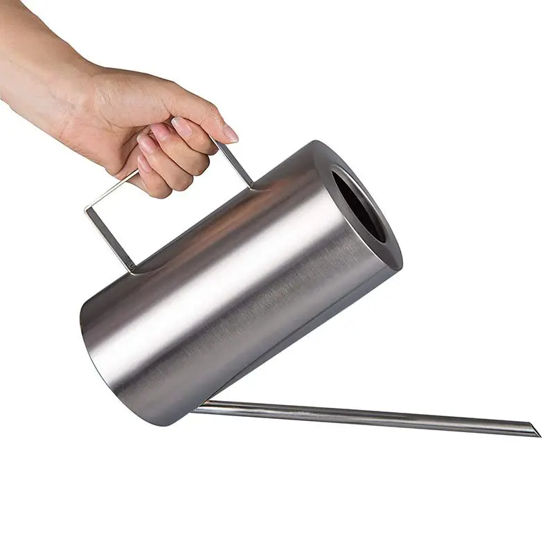 ELEG-1500mL, нержавеющая сталь, лейка, длинный рот, Круглый, спринклинг, горшок для дома, сада, растений, полив, горшки, цилиндрические, современные