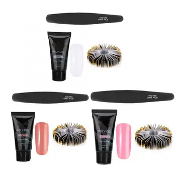 

Gel Nail Polish Professional Nail Extension Gel Poly Gel Builder DIY Paper Tray Nail File Manicure Tool Nail Art Gel