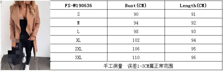 2021 Autumn Winter Black Women's Coat Trench Wool Oversize Warm Lace Up Long Coats Female Elegant Fashion Casual Outerwear Lady