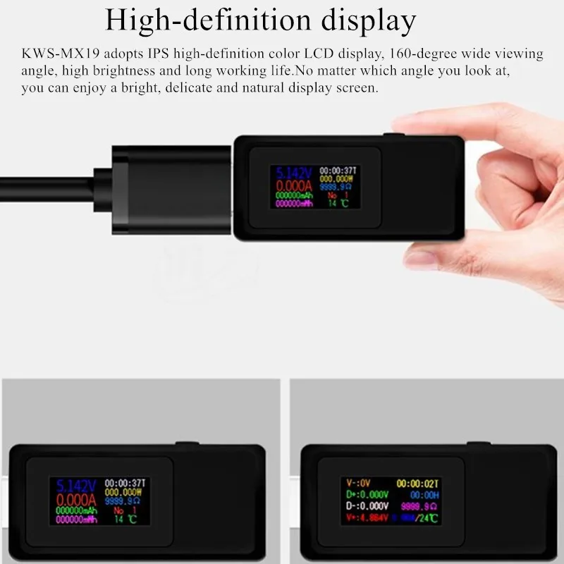 Тестер USB DC 4 V-30 V 0-5A ток Напряжение счетчик времени Амперметр цифровой монитор отрезной Мощность индикатор банка Зарядное устройство 40% off