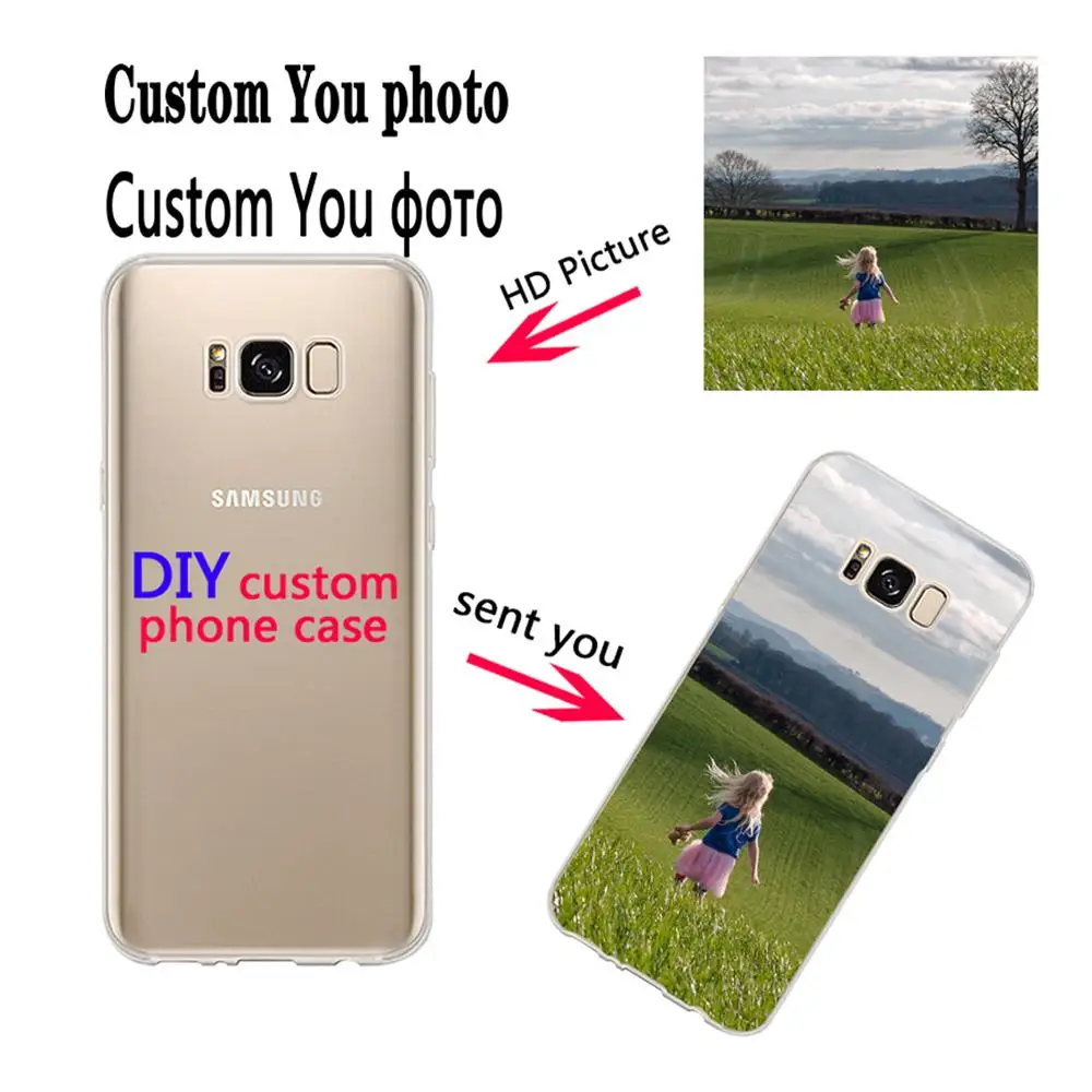 DREAMFOX Пользовательские DIY печати фото Мягкий ТПУ чехол для телефона samsung Galaxy