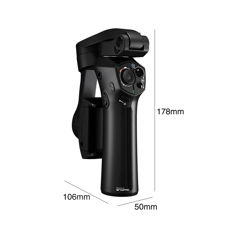 3 оси гибкий карданный смартфон селфи палка фотография универсальный стабилизатор складной легкий Регулируемый для GoPro 4 5 6