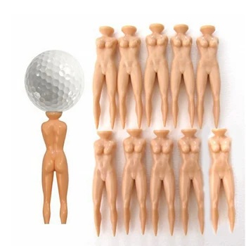 

10pcs Game Sexy Nude Lady Novelty Portable Training Plastic Practice Accessories Outdoor Sport Golf Spike
