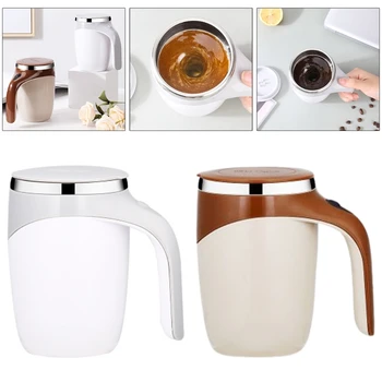 Automatic Stirring Coffee Cup Insulation Cup Self Auto Mix Mug Warmer Bottle Battery Powered Home Kitchen Appliances Supplies 1