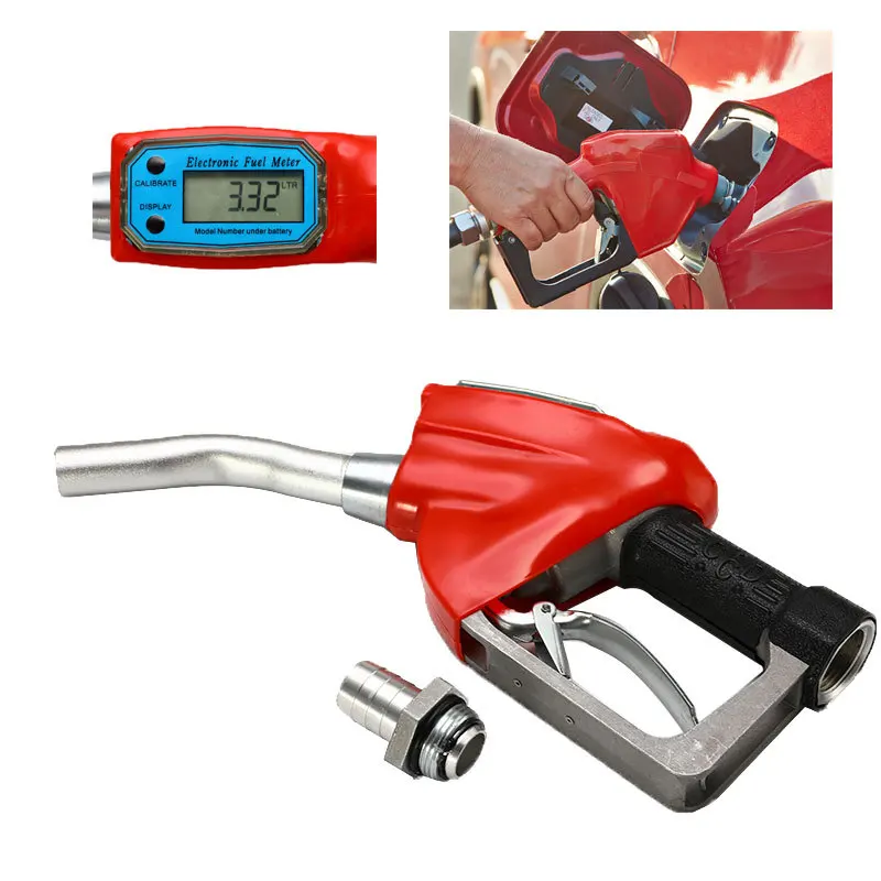 Electronic-Metering-Fuel-Gun-Fuel-Gasoline-Indicator-Digital-Flow-Meter-Gas-Station-Refuel-Injection-Tools
