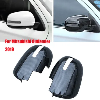 

2PCS Car Door Wing Rearview Side Mirror Cap Cover For Mitsubishi Outlander 2019