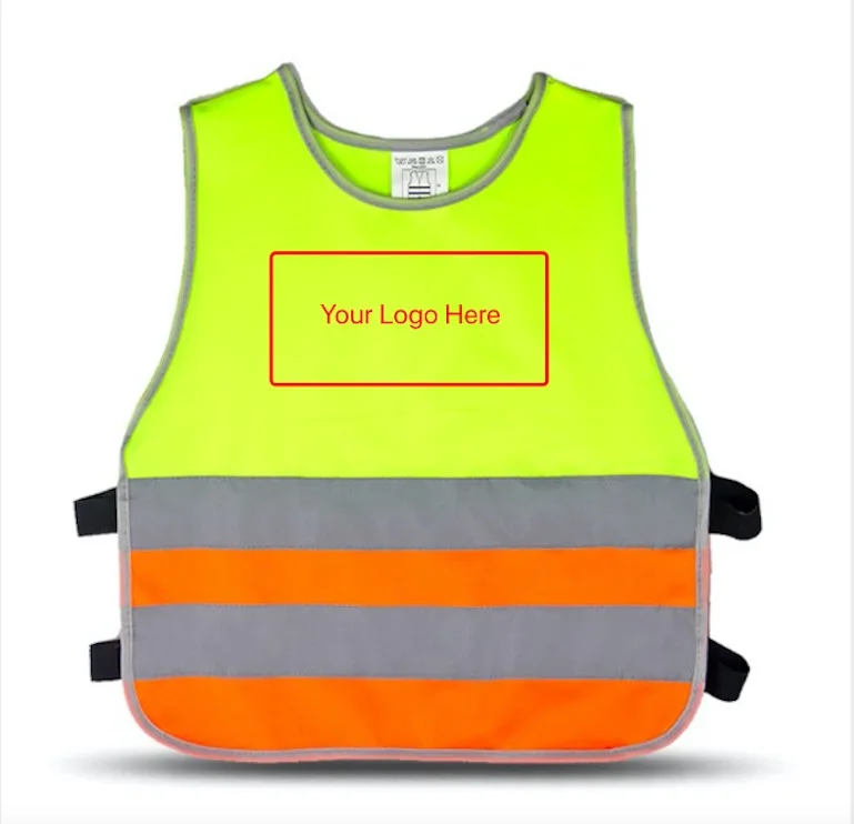 

Custom logo maker Children Vest With Reflective Strips,NEW Details about Children Safety Waistcoat Vest Grey Reflective Strips