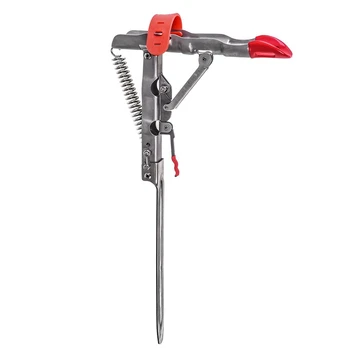 

Full Steel Automatic Spring Fishing Rods Holders Pole Bracket Adjustable Sensitivity Folding Fishing Bite Bracket