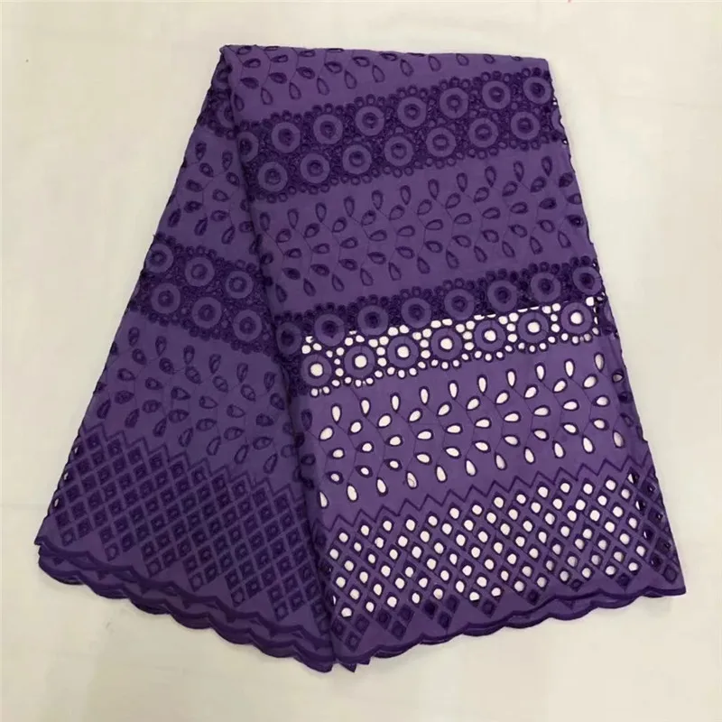 Африканская швейцарская вуаль кружевная ткань вышитая кружевная отделка Высококачественная африканская сухая хлопковая кружевная ткань для свадьбы tx08080803