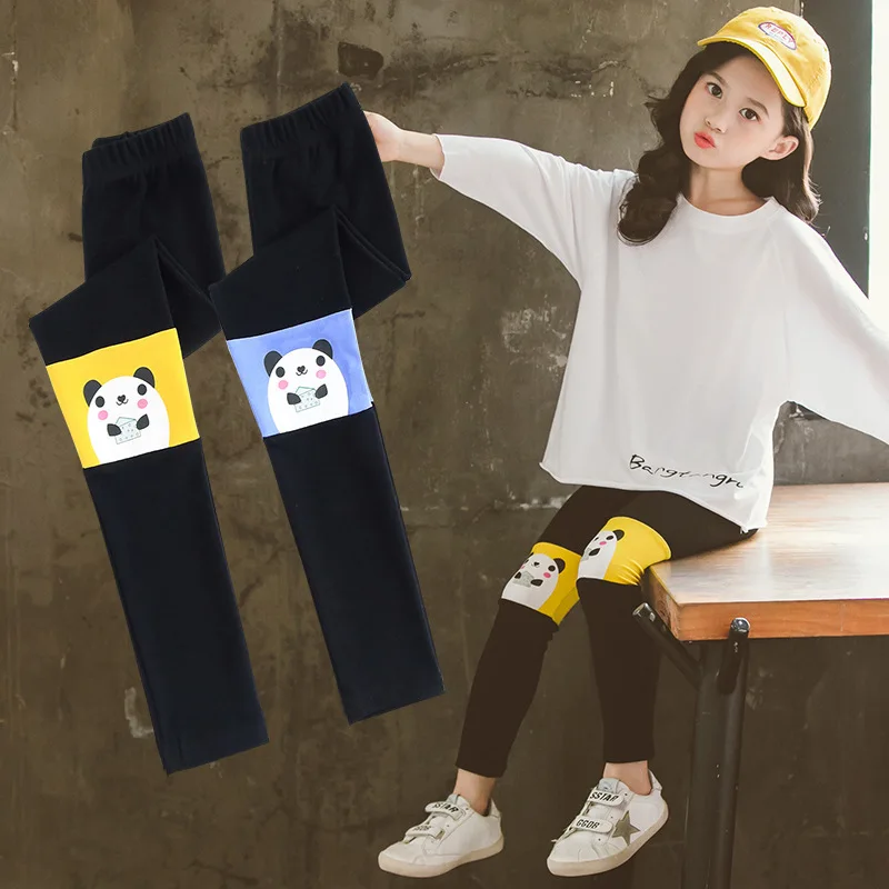 

New Fashion Kids Girl Pants Sports Leggings for Girls Cartoon Pencil Pants Kids Leggings Pants Kids Sport Trousers Outwear